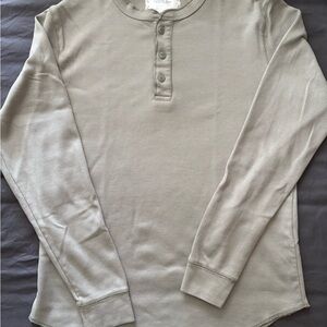 Men's Tan Waffle Shirt